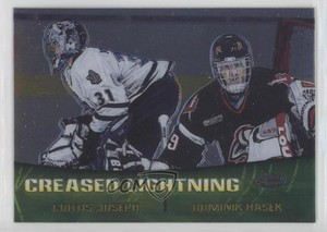 2000-01 Topps Chrome Combos Curtis Joseph Dominik Hasek #TC4 HOF