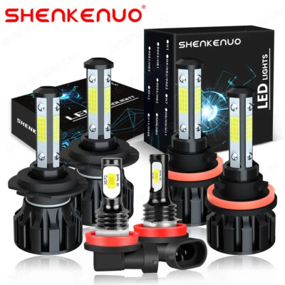 适用于沃尔沃 XC60 2010 - 2017 LED 灯泡 H7 H11 车头灯高低光束 + H8 雾灯 — 第 1/4 张图片