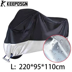 L Waterproof Motorcycle Cover For Kawasaki Ninja 250 R 300 500 650 650R 1000 - Picture 1 of 5