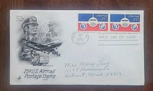US FDC # C89 25C U.S. Airmail 1976. - Picture 1 of 6