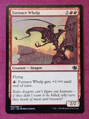 Magic The Gathering DUEL DECKS ANTHOLOGY JACE VS CHANDRA FURNACE WHELP card MTG - Image 1 of 2