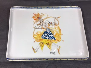 Plateau porcelaine de Limoges Philippe Deshoulières l'oiseau de feu Bakst 1913 - Picture 1 of 7