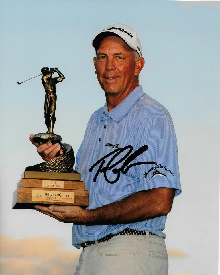 Foto firmada por el campeón de golf Tom Lehman 8x10 certificado de autenticidad Foto 1 de 1