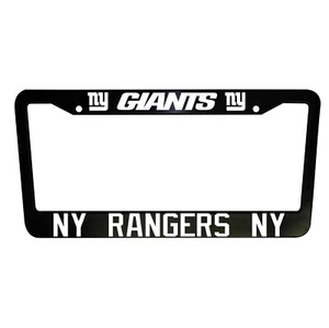 Set of 2 - New York Giants / Rangers Car License Plate Frames Auto Parts Decor - Bild 1 von 10