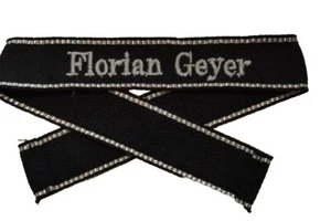 Bande de bras Ärmelband brodée Florian Geyer - REPRODUCTION - Foto 1 di 1
