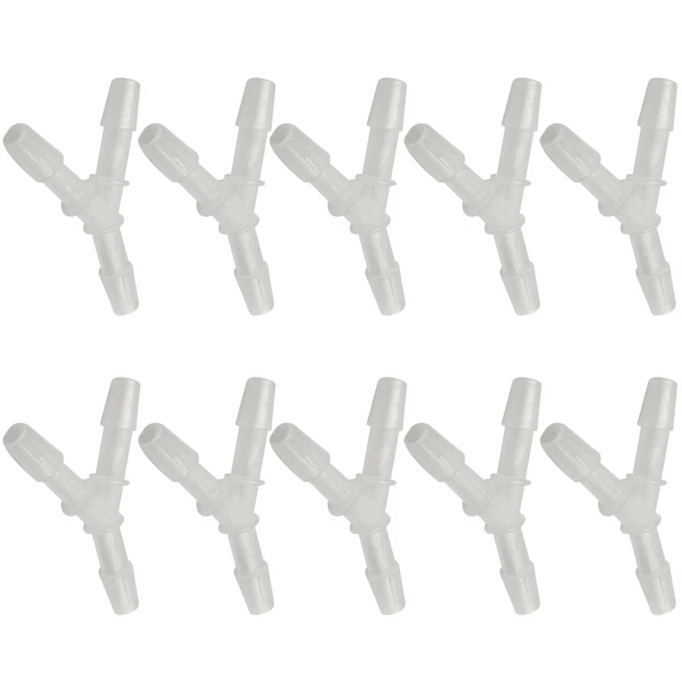10pk Oyxgen Tubing Y 连接器 — 第 1/1 张图片