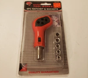 Handi Tool-Works 6-teiliges Ratschen- und Steckschlüsselsatz 10495 - Bild 1 von 3