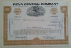 1971 The Penn Central Company 50 Share Certificate Scripophily