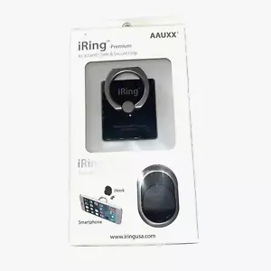 Black Authentic iRing Kickstand 4 iPhone Android Universal Smartphone Mount. M3 - Picture 1 of 4