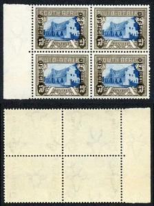Sudáfrica SGO29 var 10/- OFICIAL en defecto izquierdo V4 (punto blanco) en bloque U/M - Imagen 1 de 1