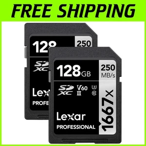 Durable 128GB Temperature Proof SD Cards - UHS-II, Perfect for Professionals - Picture 1 of 9