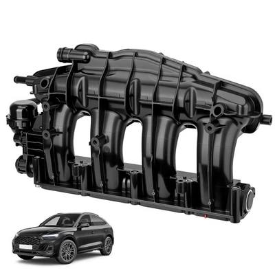 Engine Intake Manifold w/ Sensor & Control Motor Fits 2009-2016 Audi A4 A5 A6 Q5 — 第 1/4 张图片