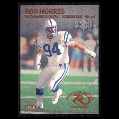 Rob Morris Rookie #241 2000 Fleer Metal Indianapolis Colts Football Card NFL NM - Image 1 of 3