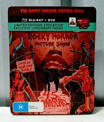 The Rocky Horror Picture Show - Ltd Ed 45th Ann, 2 × Disc Bluray Steelbook, 2020 - image 1 of 4
