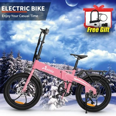 20INCH Lightweight Folding Electric Bike 850W Ebike Bicycle Commuting 48V 28Mph - Image 1 of 4