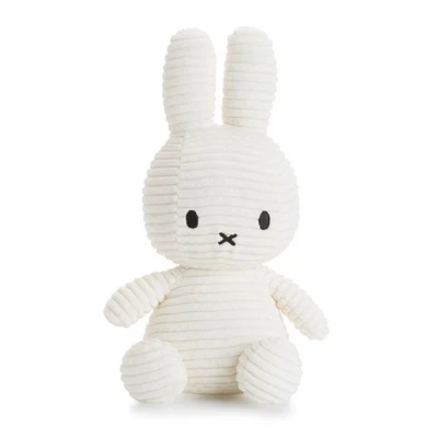 ECO CORDUROY MIFFY SOFT TOY -  OFF WHITE - 23CM **NEW** - Image 1 of 3