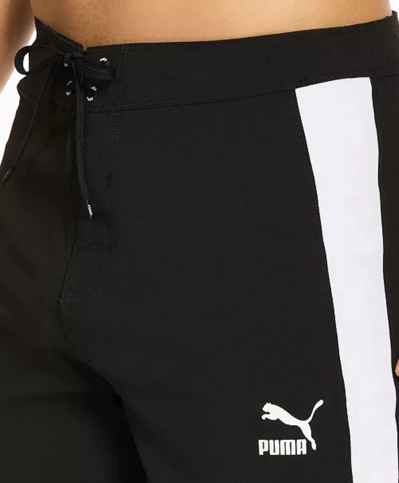 Pantalones cortos de tabla para hombre T7 elásticos en bloques de colores de 9" Foto 1 de 4