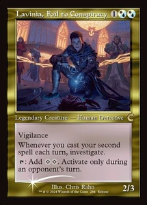 Lavinia, Foil to Conspiracy - Foil - Retro Frame Commander Party Promo - Ravnica - Picture 1 of 1