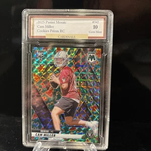 Panini Mosaic Cam Miller Cookies Prizm RC #342 GEM 10 2025 - Imagen 1 de 2