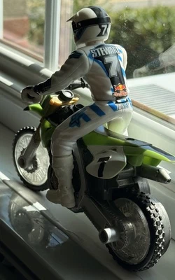 VINTAGE MATTEL MOTOCROSS James Stewart #7 Super-Cross 2006 Toy KAWASAKI KX KXF - Image 1 of 4