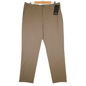 Lululemon ABC Classic Fit Hose 38x32 Warpstreme Hose Neu mit Etikett Khaki Hellbraun - Bild 1 von 7