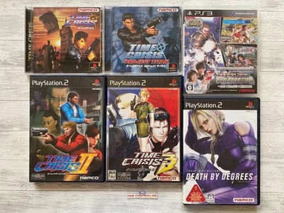 SONY PS 1  2 3 Time Crisis & Project Titan & BIG 3 Gun Shooting Death By Degrees - Image 1 of 4