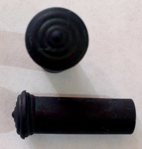 1955-56-57 Chevrolet Black door lock knobs (2.06F) - Foto 1 di 1