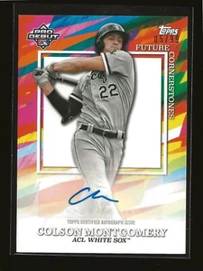 2022 Topps Pro Debut Future Cornerstones Auto Colson Montgomery (#FC-CM) 05/99 - Picture 1 of 2