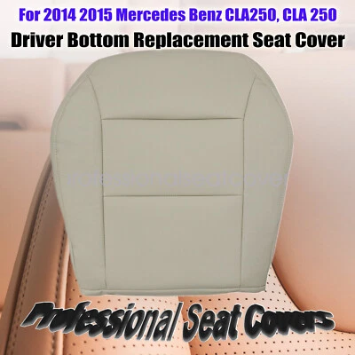 Nueva funda de asiento de cuero inferior del conductor en color beige para Mercedes-Benz CLA250 2014-2015 Foto 1 de 4