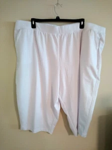 Croft & Barrow Pull On Stretch Skimmer Hose Gr. 4X Weiß Neu (GT005K) - Bild 1 von 8