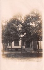 Madison WI Jim's Home w/Ornamental Porch~W H Gilbert Real Photo Postcard c1910