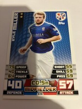 TOPPS MATCH ATTAX SPFL 2014 - 15  KYLE MILLER   COWDENBEATH