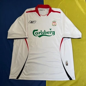 LIVERPOOL 2005-2006 AWAY SOCCER JERSEY FOOTBALL SHIRT REEBOK Sz. XL - Picture 1 of 11