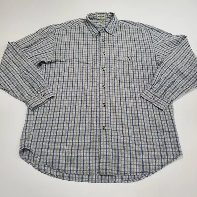 Camisa de vestir vintage Guess Jeans original con textura de guinga para hombre talla mediana Foto 1 de 4