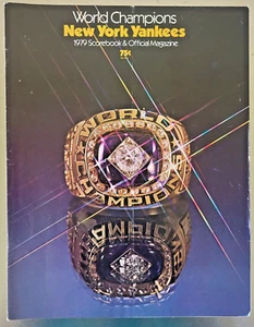 1979 New York Yankees vs Brewers Scorebook Official Magazine Unscored - Picture 1 of 8