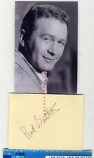Red Buttons vintage signed page AFTAL#145