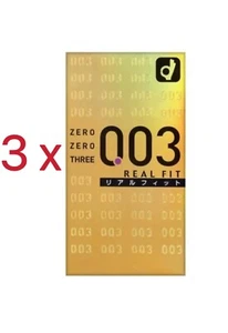 AU STOCK 3 x OKAMOTO 0.03 003 Real Fit Condoms 10 pieces (30 Pieces In Total) - Picture 1 of 1