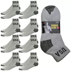 8 Pairs of Athletic Low Cut Ankle Socks - Picture 1 of 1