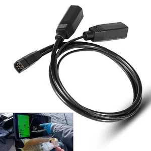 for Humminbird 9 M SIDB Y 9-Pin Side Imaging Dual Beam Splitter Cable -720101-1 - Picture 1 of 8