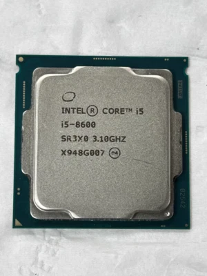Intel Core i5-8600 LGA1151 3.10Ghz 6C/6T 9MB 65W CPU Processor - Image 1 of 2