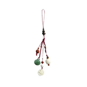 Bodhi Lotus Pendant Mobile Phone Chain Accessories Clothes Hanging Decor - Zdjęcie 1 z 12