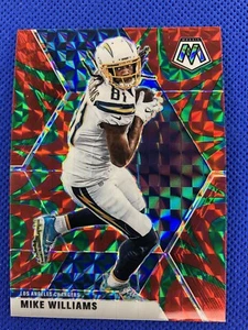 Cargadores Prizm 2021 #114 Mike Williams Panini mosaico de fútbol rojo-verde-azul - Imagen 1 de 2