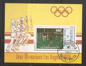 Burkina Faso SC # C291 Olympics Los angeles 1984. Souvenir Sheet. MNH - Picture 1 of 1