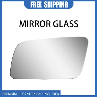 LH Side Mirror Glass Replace Fits 1990-1991 Gmc Jimmy Base Sport Flat+Adhesive - Изображение 1 из 4