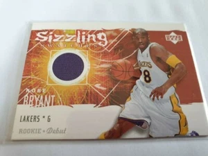 2005-06 UD Sizzling Swatches Kobe Bryant Rookie Debut Jersey Card L.A. Lakers - Picture 1 of 1