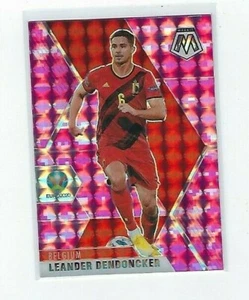 2020/21 PANINI MOSAIC UEFA EURO LEANDER DENDONCKER PINK MOSAIC PRIZM #9 - Picture 1 of 1