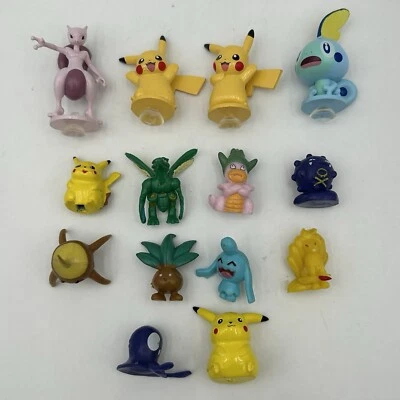 Lote de 14 Mini Figuras Coleccionables Juguetes Pokemon Miniatura Foto 1 de 4