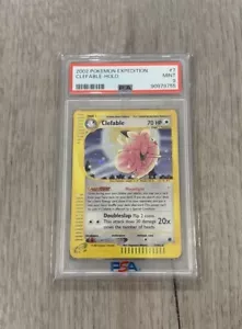 Clefable #7 Holo PSA 9 Mint 2002 Pokemon Expedition E-Reader - Picture 1 of 3