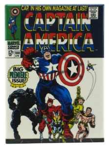 Captain America #100 Cover Refrigerator Magnet Jack Kirby Marvel Comics New - Picture 1 of 2