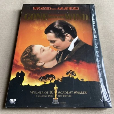 Gone with the Wind (DVD SnapCase 1939 SEALED) Musical Clark Gable Vivien Leigh + Foto 1 de 2